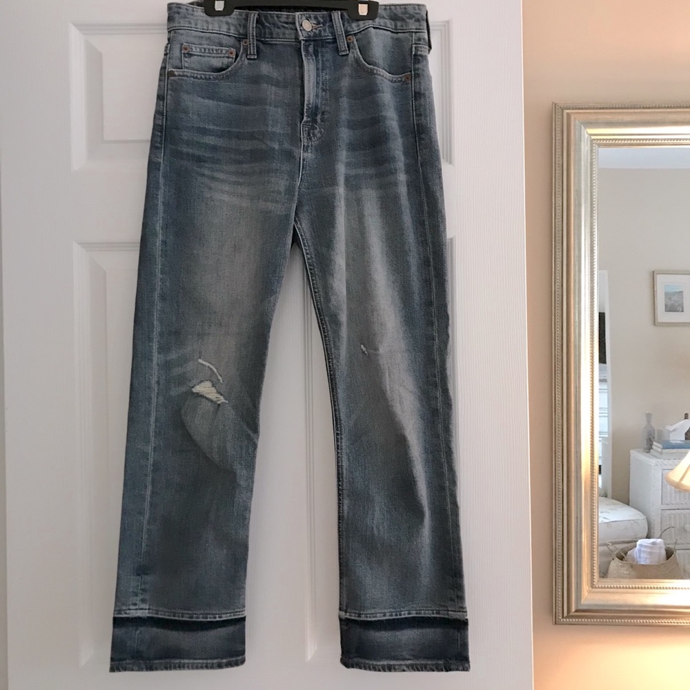 Lucky Brand Straight Leg Cropped Jeans